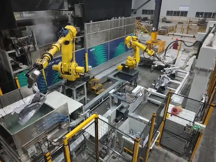 Station de travail de robot de coupe laser 3D