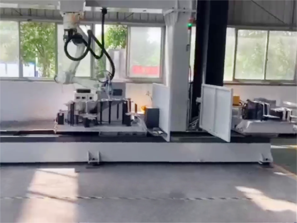 Station de travail de coupe laser 3D robot